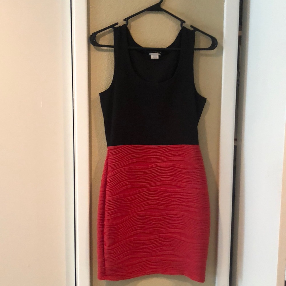 Black and red dress great for Christmas party